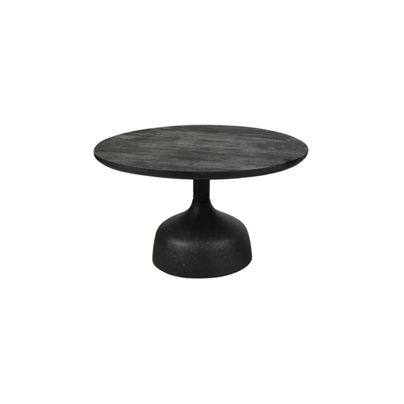 Populair Elba Salontafel zwart rond 70 cm